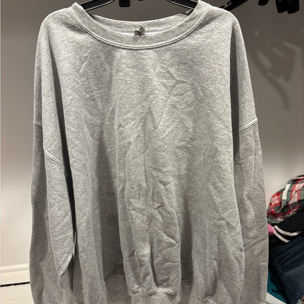 Gray Crewneck Sweatshirt